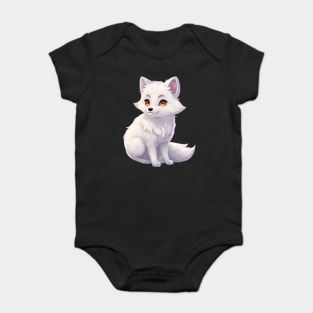 Cute Arctic Fox Baby Bodysuit